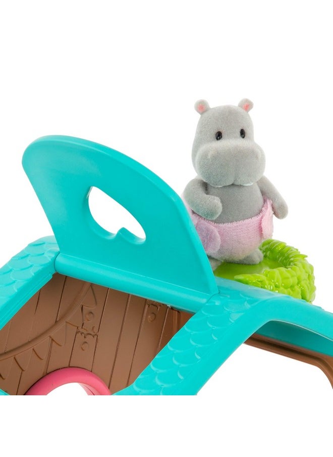 Li'L WOODZEEZ - Li’l Woodzeez - 11 Pcs Tree House Playset for Doll Figures - Playhouse Playset with Ladder, Swing & More Accessories - Pretend Play Toy for Kids Age 3+ - Image 1