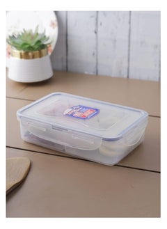 Food Container Rect 800ml w/ divider