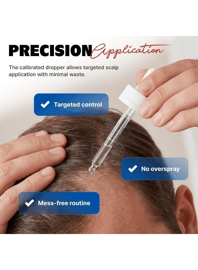 والبك Walpck MINOXIDIL الرجال والنساء نمو الشعر ، نمو اللحية ، علاج تساقط الشعر ، الكبار من نوع واحد ، رغوة غير معطرة ، 3Fl أوز ، 2Bottles - Image 5