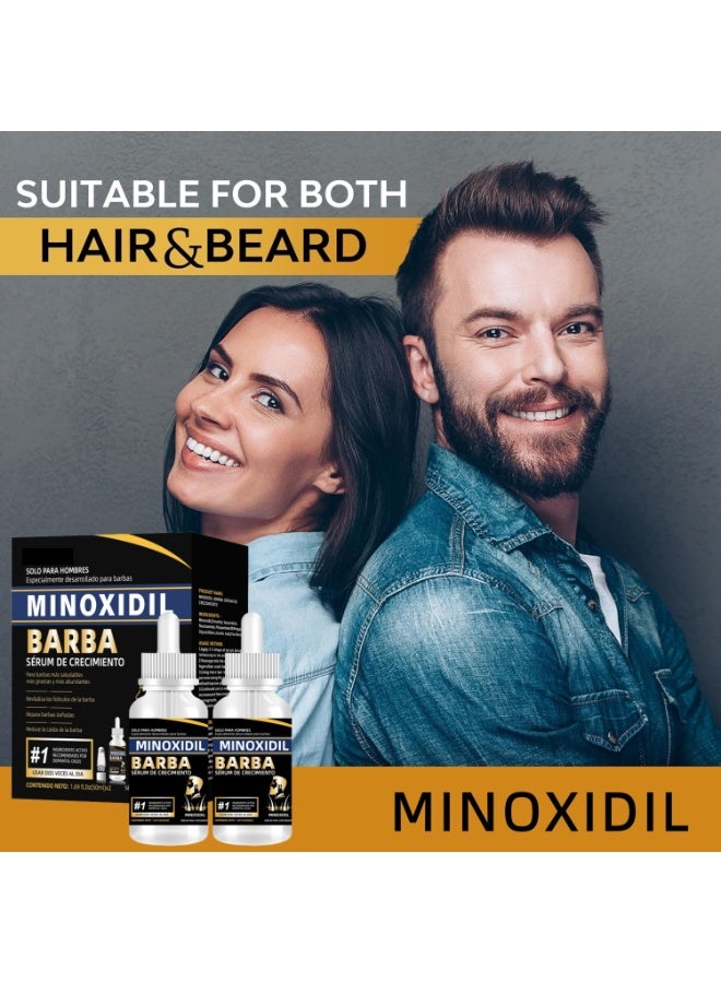 والبك Walpck MINOXIDIL الرجال والنساء نمو الشعر ، نمو اللحية ، علاج تساقط الشعر ، الكبار من نوع واحد ، رغوة غير معطرة ، 3Fl أوز ، 2Bottles - Image 2