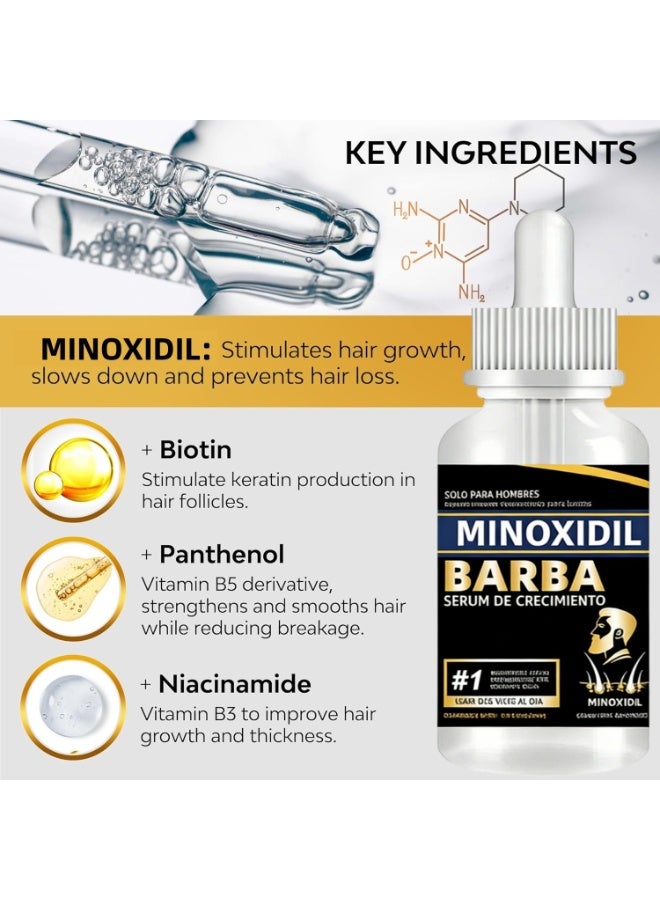 والبك Walpck MINOXIDIL الرجال والنساء نمو الشعر ، نمو اللحية ، علاج تساقط الشعر ، الكبار من نوع واحد ، رغوة غير معطرة ، 3Fl أوز ، 2Bottles - Image 3