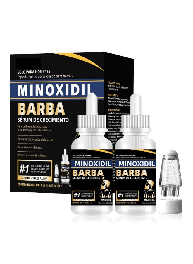 والبك Walpck MINOXIDIL الرجال والنساء نمو الشعر ، نمو اللحية ، علاج تساقط الشعر ، الكبار من نوع واحد ، رغوة غير معطرة ، 3Fl أوز ، 2Bottles - Image 1