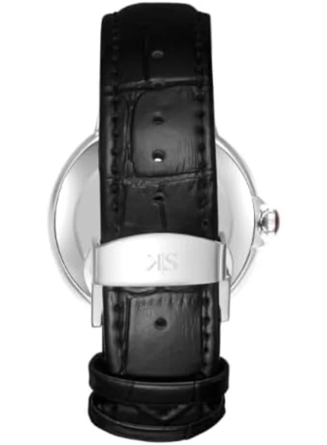 كينيث سكوت ساعة يد رجالية من كينيث سكوت بقرص أبيض تناظري