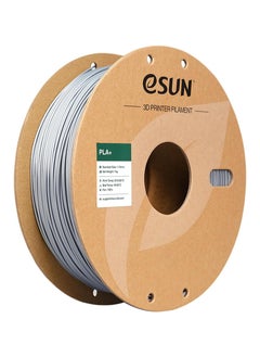 eSUN Esun Pla+ 1.75mm Silver 3D Printer Filament Crack Resistant Smooth Finish 1kg Spool  - Image 1