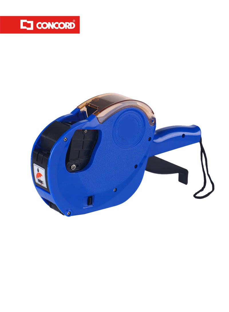 CONCORD 2-Line Price Labeller with Ink Roller and Labels, Manual Pricing Machine for Retail Stores - Image 1