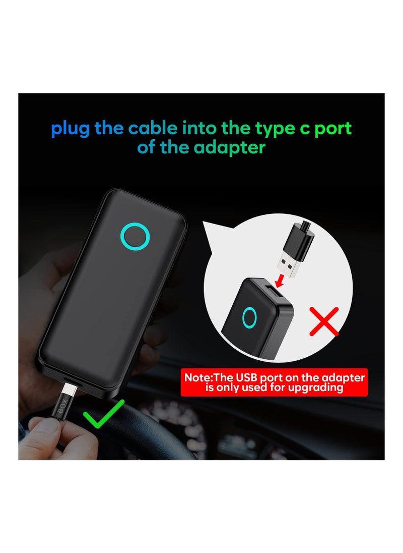 Y&D Wireless CarPlay Adapter & Android Auto 2 in1, Converts Wired Carplay AA to Wireless, Reconnect Function, Plug Play Easy Use Fit for Cars from 2016 above iPhone and  - Image 5