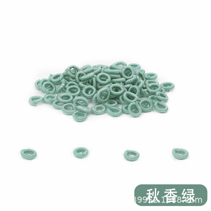 Hand-woven coil diy pineapple knot coil 5-6mm wreaths all coil small coil factory direct wholesale Qiuxiang Green Qiuxiang Green