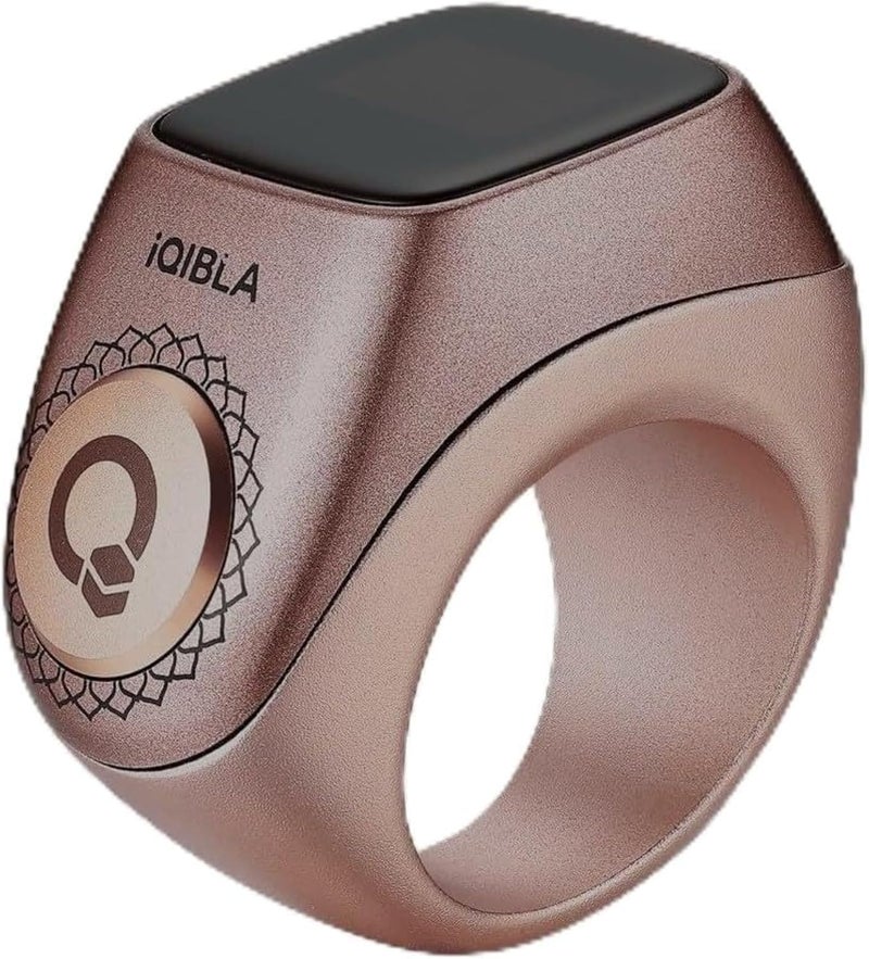 خاتم Zikr Flex Pro (مقاوم للماء) ، خاتم مكافحة Tasbih المعدني ، إشعار تذكير الصلاة المسلمة 5 مرات مع 3 أحجام متوافقة 3 في 1 (18,20,22mm) - Image 1