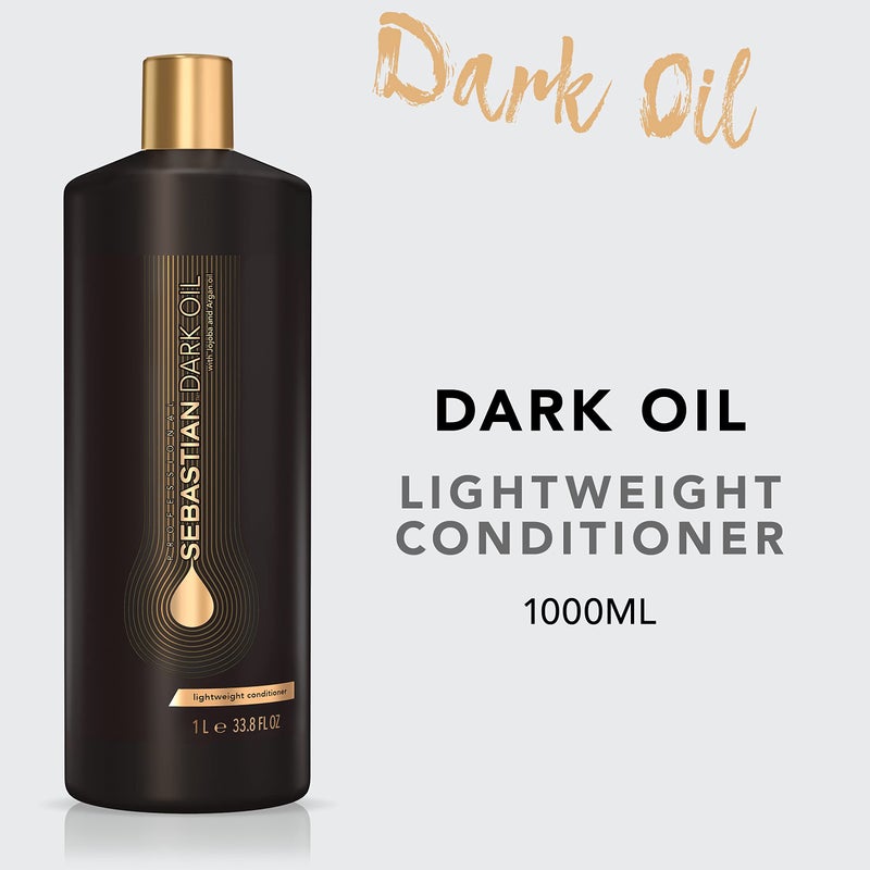 Sebastian Professional Dark Oil Lightweight Conditioner | Infused with Jojoba & Argan Oil | 33.8 fl oz - Image 2