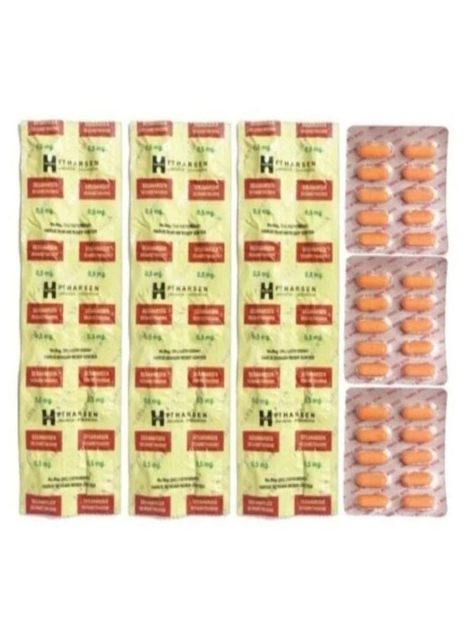 HARSEN 3 strips of nutritional supplements and 3 original weight gain vitamins