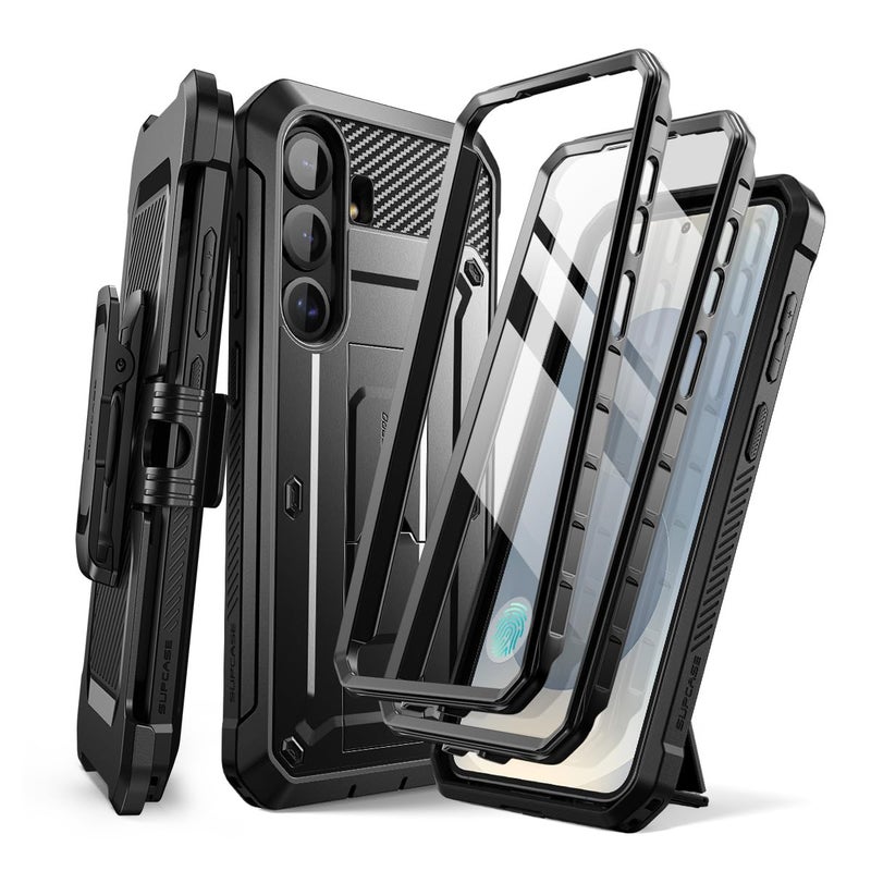 SUPCASE for Samsung Galaxy S25 Case with Stand Unicorn Beetle Pro 2 Front Frames Builtin Screen Protector BeltClip MilitaryGrade Protection Rugged Phone Case for Galaxy S25 62 Black - Image 2