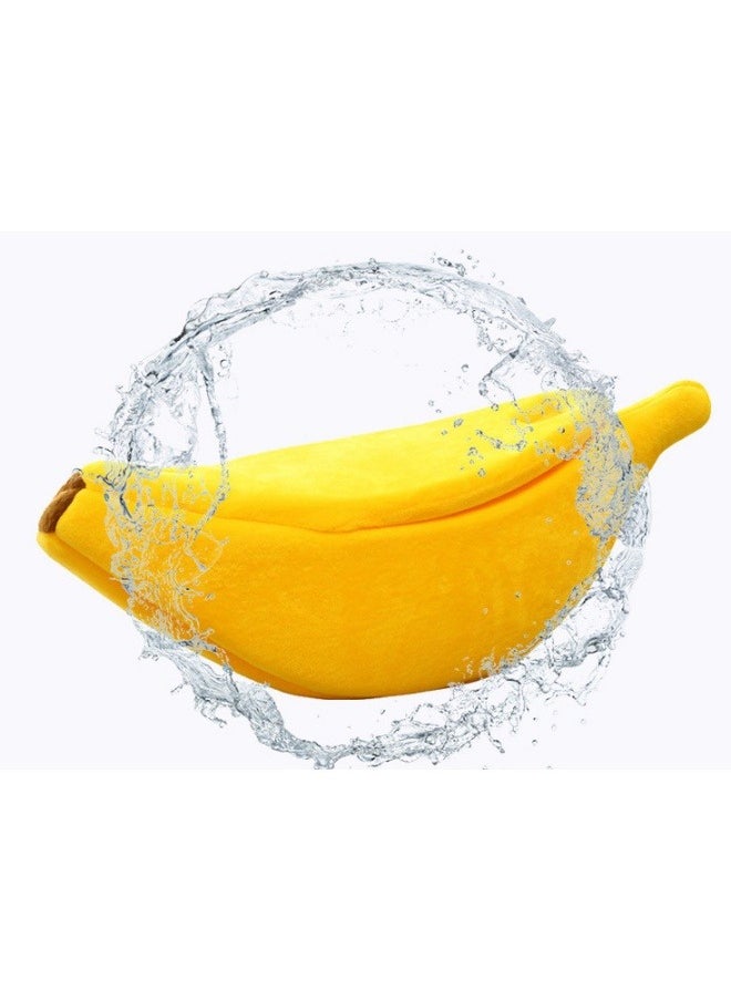 Generic - Banana Cat Bed Large Pet Bed Soft And Warm Cat Bed Universal For All Seasons Warm In Winter Washable Cute Pet Supplies Suitable For Pets Weighing 0-10 Catties - Image 1