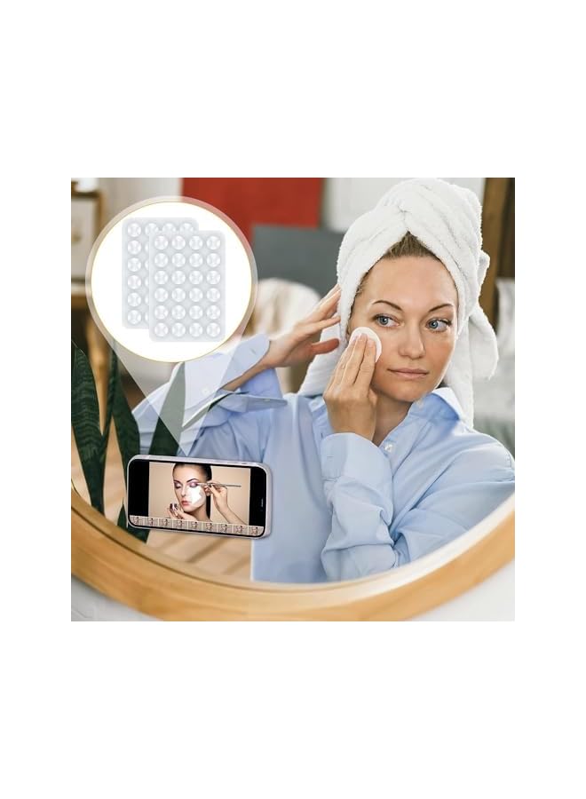 Green Tiger Silicone Suction Phone Case Adhesive Mount, Silicone Suction Phone Case, 12 pcs White Non Slip Silicone Suction Phone Case, Silicone Suction Cup Phone Case Suit for Bathroom Home Kitchen - Image 4