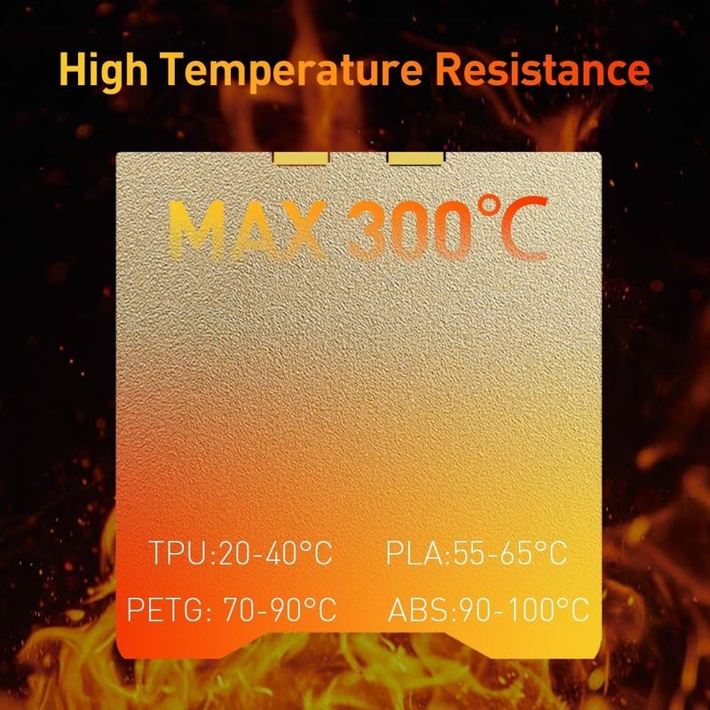 كريياليتي K2 برو لوحة بناء من الفولاذ الزنبركي المزدوج الجانب PEI الملمس 310x325 1 قطعة PEI - Image 4