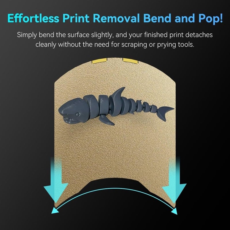 كريياليتي K2 برو لوحة بناء من الفولاذ الزنبركي المزدوج الجانب PEI الملمس 310x325 1 قطعة PEI - Image 5