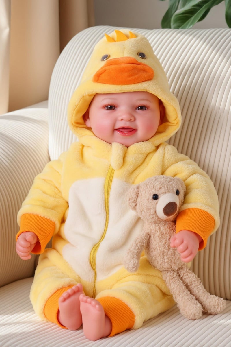 BABESIDE Lightweight Baby Doll Set 15 Realistic Soft Doll for Girls Easy to Carry Hug Pretend Play Gift - Image 2