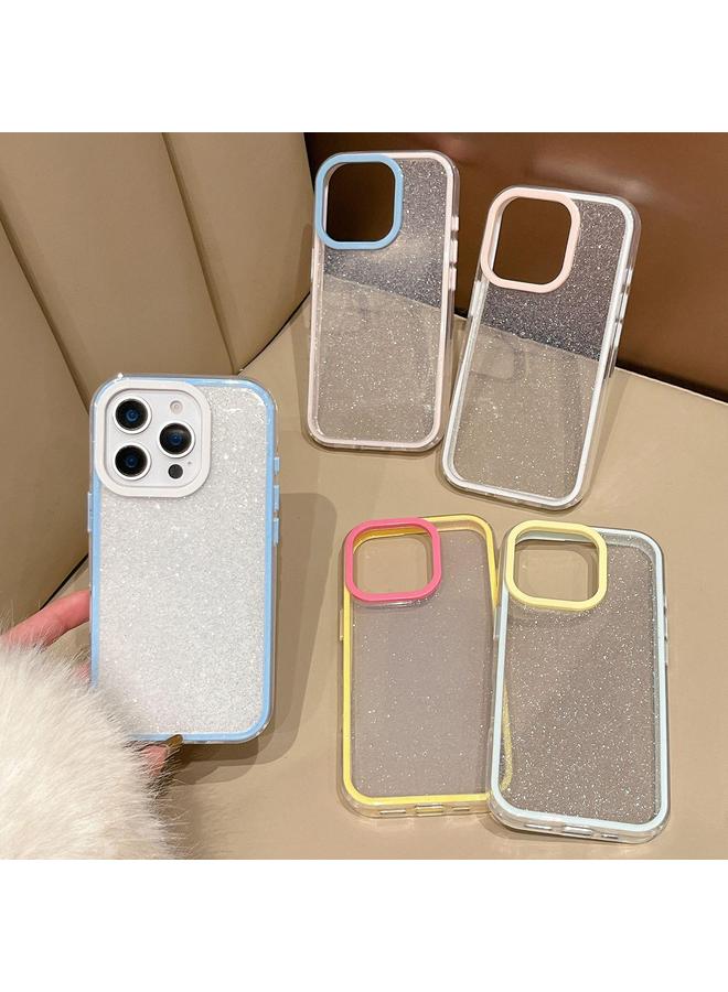 Zaboon Case For iPhone 12 Glitter Contrast Color PC Hybrid TPU Phone Case - Image 4