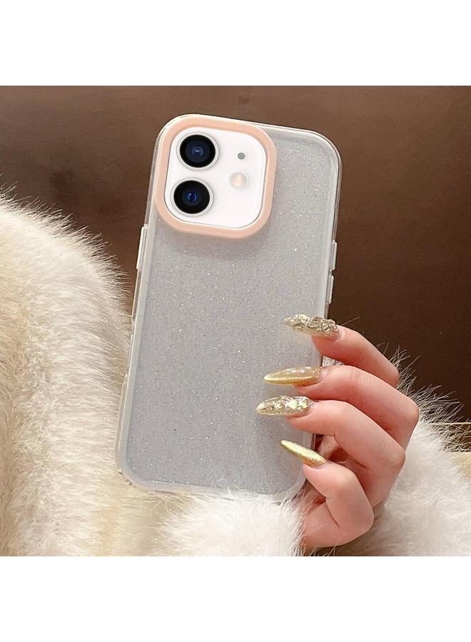 Zaboon Case For iPhone 12 Glitter Contrast Color PC Hybrid TPU Phone Case - Image 1