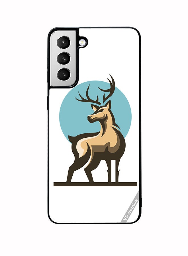 VR CREATIVE Protective Case Cover For Samsung Galaxy S22 Plus 5G Deer Design Multicolour - Image 1