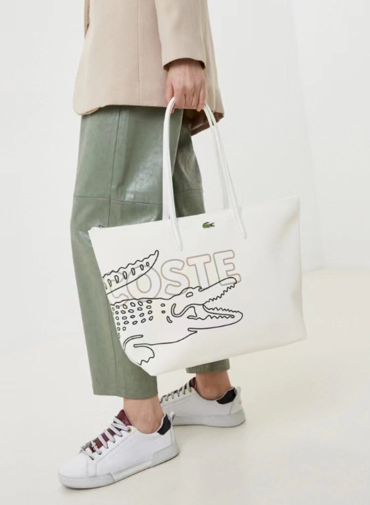 لاكوست حقيبة L.12.12 Concept للنساء من لاكوست باللون البيج الموسمي - Image 4