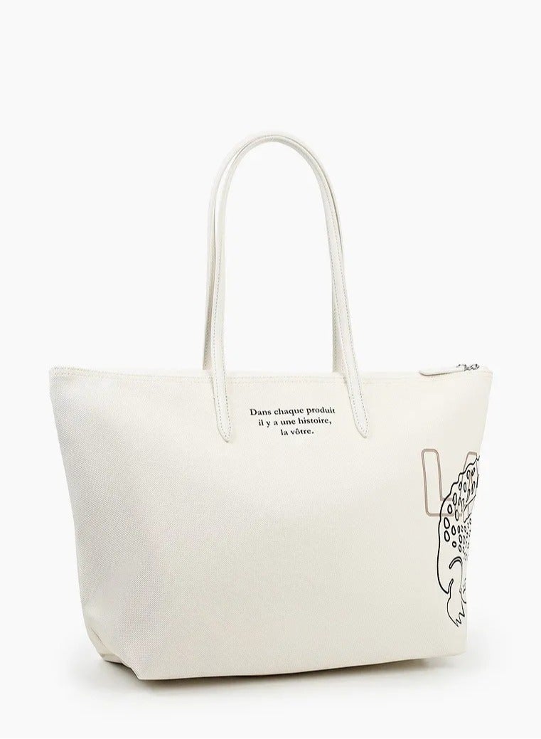 لاكوست حقيبة L.12.12 Concept للنساء من لاكوست باللون البيج الموسمي - Image 2