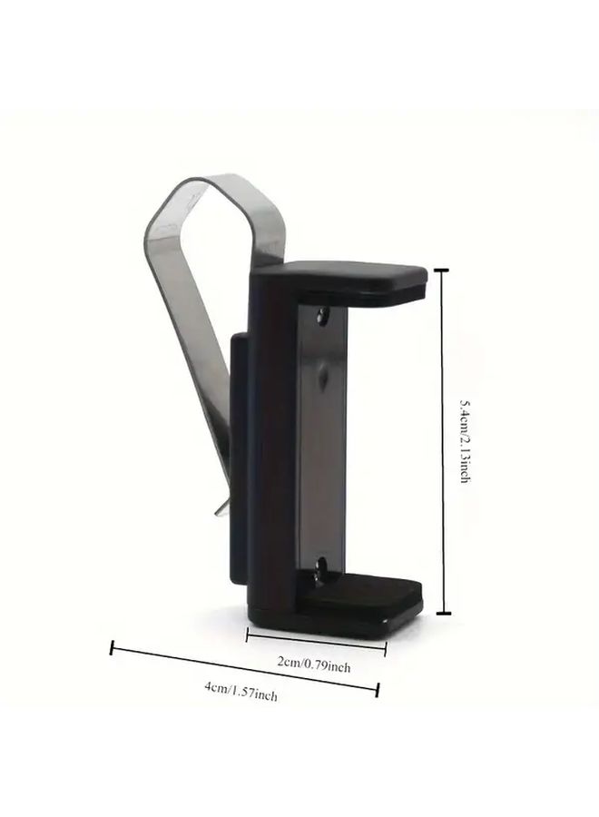 Black Adjustable Car Sun Visor Clip Holder Universal Remote Control Key Organizer - Image 2