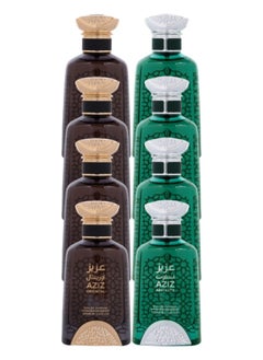 الماس للعطور 4 قطع عطر عزيز اورينتال 100مل و 4 قطع عطر عزيز أبسيليوت 100مل  - Image 1