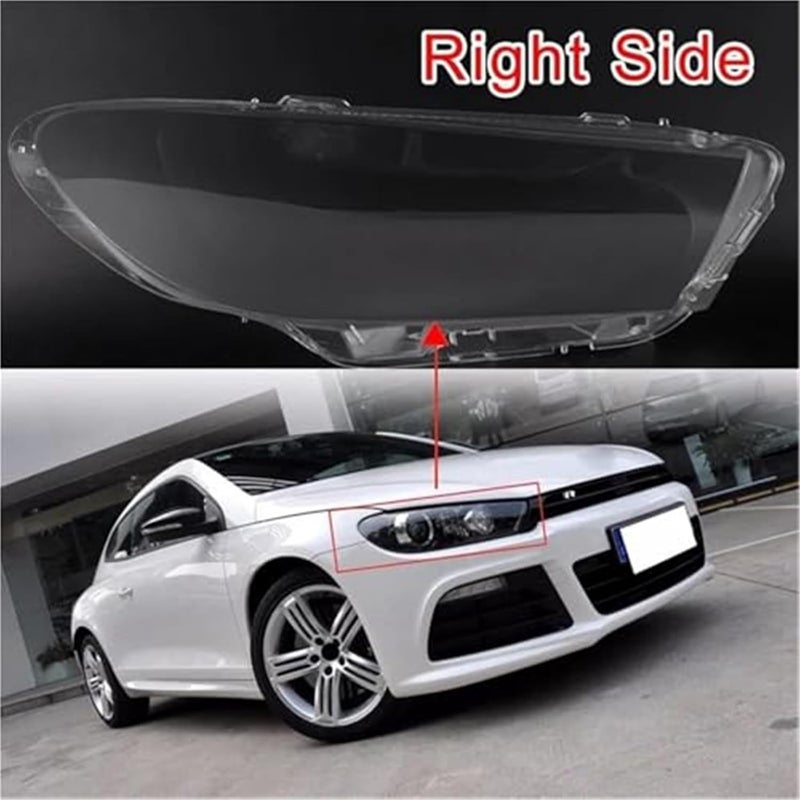 QASULER Headlight Lens Cover for Scirocco (2008-2014) - Image 3