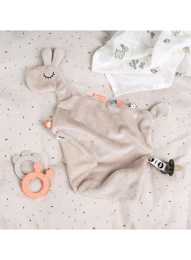 done by deer Burp Cloth 3-Pack - GOTS Certified Organic Cotton Muslin Cloths for Newborns - Lalee Sand - Image 4