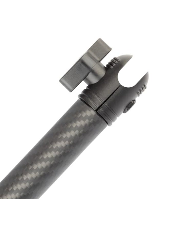 Bulletpoint Mounting Solutions Dash Mount 4.7" Arm Compatible with iPhone and Android Smartphones - Fits 20mm Attachment Ball (Matte Black Carbon Fiber) - Image 3