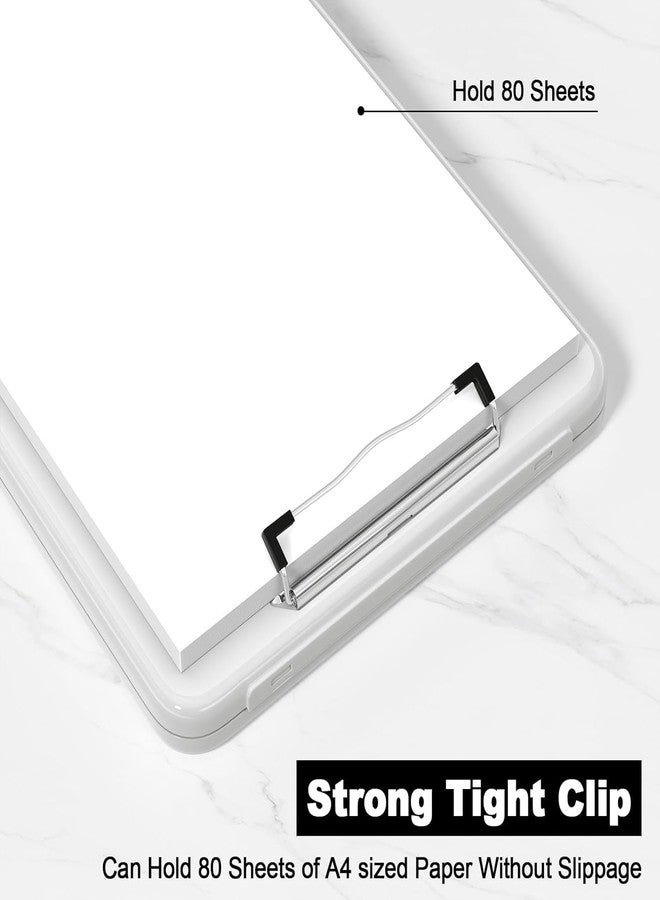 DHVYANT MART Classic A4 Clip Pad with Storage Case Document Storage Pad Exam Writing Pad Used for School, College, Hospital Easy to Carry for Student, Teacher, Nurse, Sales Man - Image 2