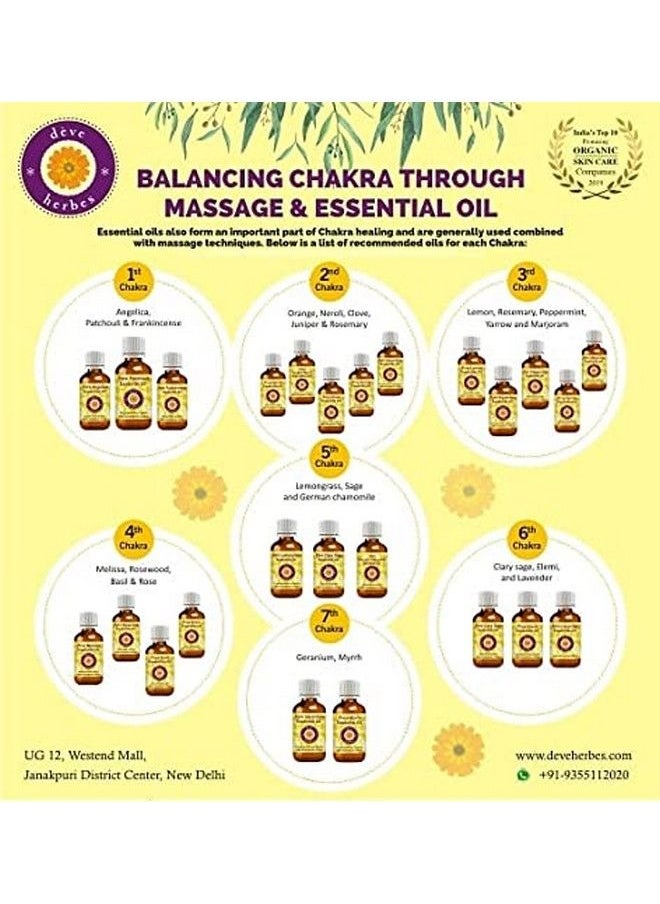 Deve Herbes Crown Chakra Oil (Sahasrara) Ideal For Meditation Purification Yoga Chakra Alignment Relaxation Healing & Rituals 8Ml (0.27 Oz)  - Image 3