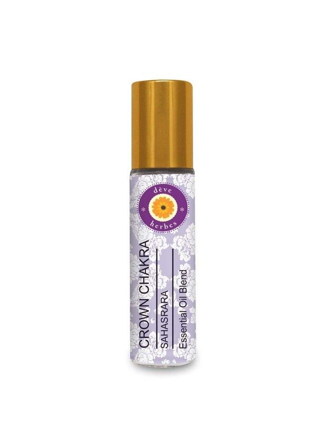 Deve Herbes Crown Chakra Oil (Sahasrara) Ideal For Meditation Purification Yoga Chakra Alignment Relaxation Healing & Rituals 8Ml (0.27 Oz)  - Image 1
