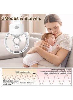 Breast Pump, Wearable Breast Pump, Hands Free Breast Pump, Electric Breast Pump 2 Mode & 9 Levels - pzsku/Z1D0D7F92E640D3A0520FZ/45/_/1719566006/c3e3f7ec-05b3-42d9-837f-6df359196f90