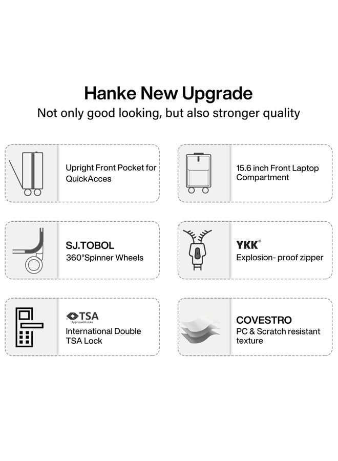 Hanke luggage, Dark Blue, carry on 20-Inch - Image 2