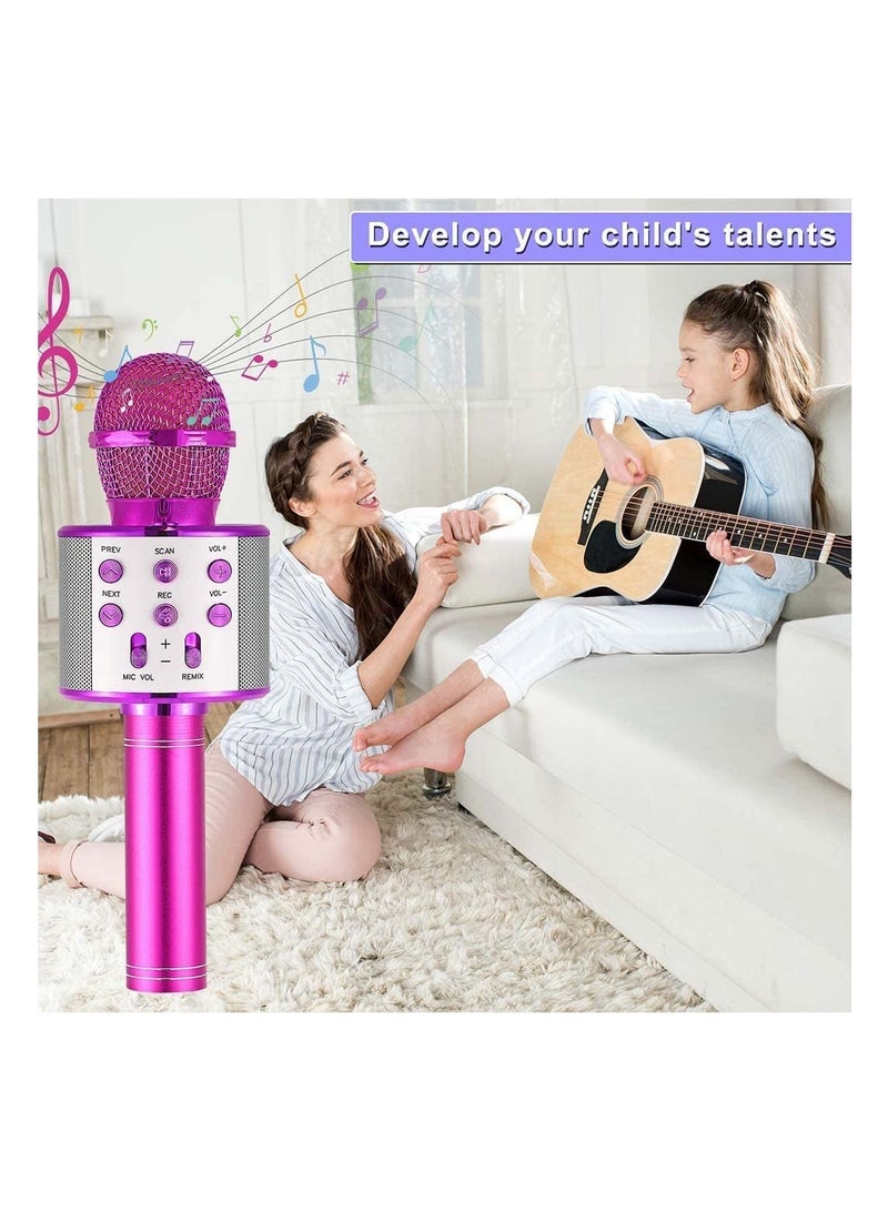 ELTRAZONE Bluetooth Microphone for kids Birthday Gift Toys for Age 3 4 5 6 7 8 9 10 Girls Boys Wireless Karaoke Mircrophone - Image 2