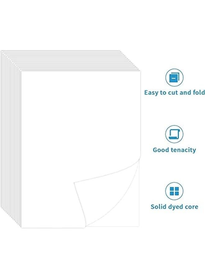 مارك ورق بطاقات مقاس A4 باللون الأبيض - Image 3