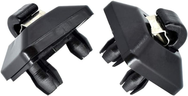 Wivplex 2Pcs Car Sun Visor Clip Bracket - Black - Image 1