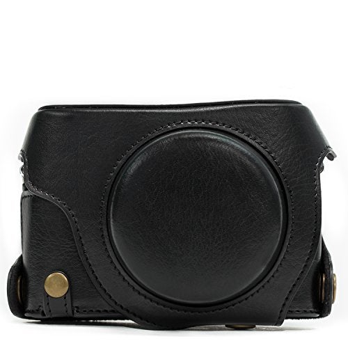 MegaGear Ever Ready Protective Leather Camera Case, Bag for Panasonic LUMIX LX100, DMC-LX100 Camera (Black) (Model: MG661) - Image 2