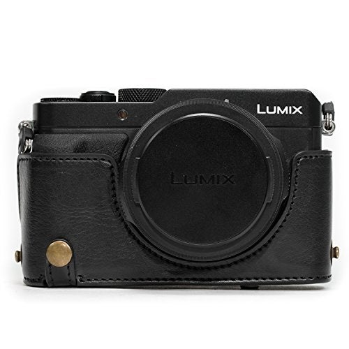 MegaGear Ever Ready Protective Leather Camera Case, Bag for Panasonic LUMIX LX100, DMC-LX100 Camera (Black) (Model: MG661) - Image 4
