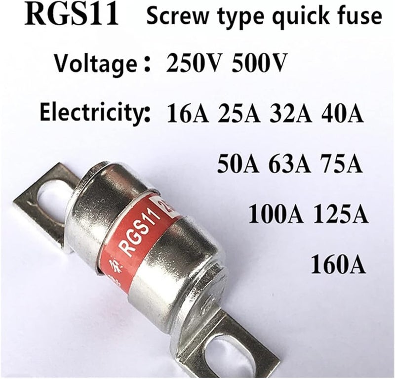 Rgs11 500V 80A Ceramic Fuse 10PCS Lot CR2L GSB 10A To 160A 250V 500V - Image 3