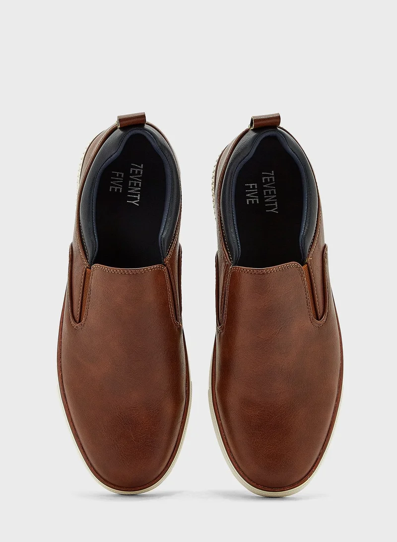 Seventy Five Faux Leather Casual Slip Ons