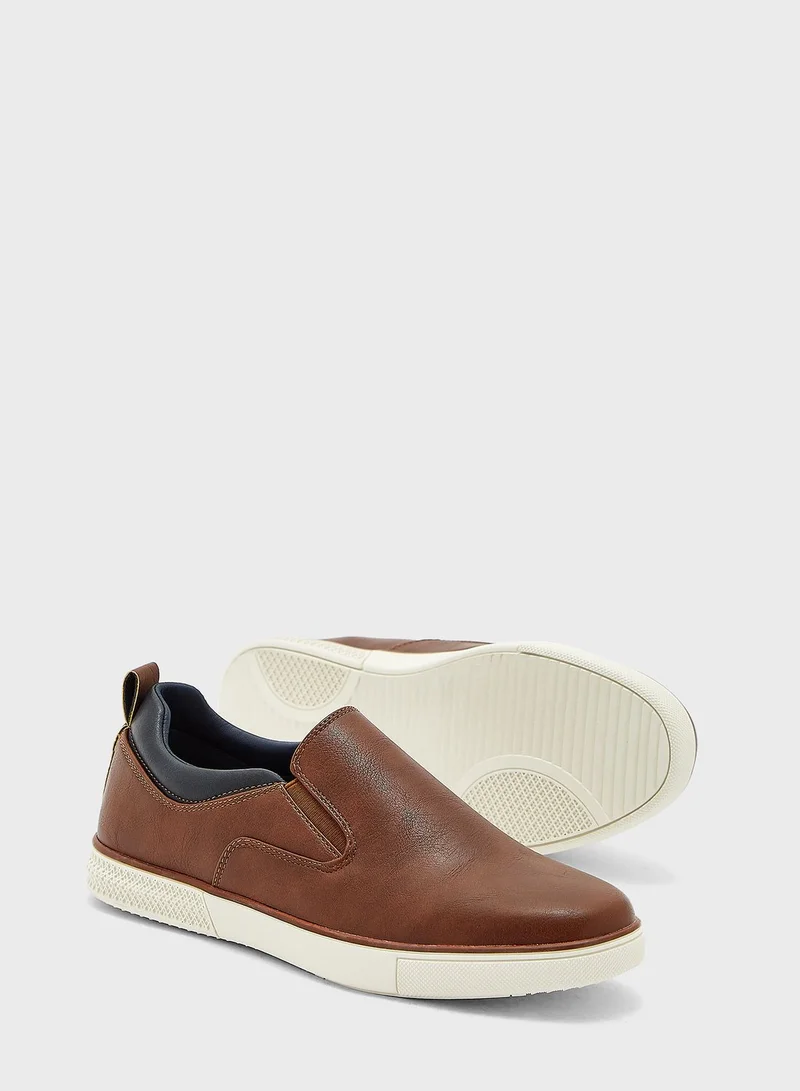 Seventy Five Faux Leather Casual Slip Ons