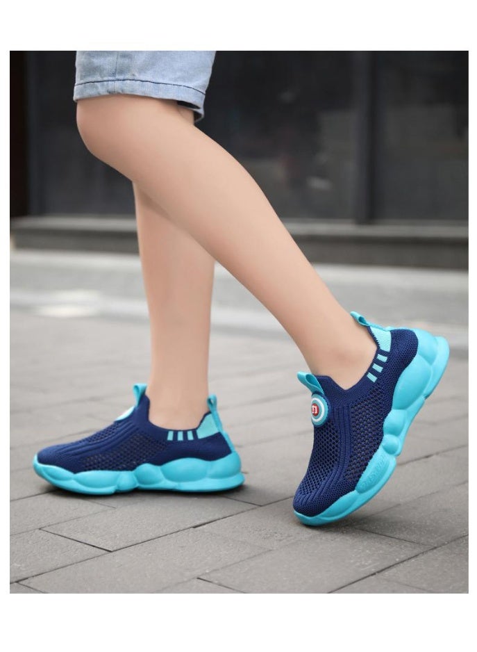 NIBEMINENT Children Running Sneakers Boys Kids Shoes Mesh Breathable Anti-Slip Walking Patchwork Tenis Toddler Soft Soled Unisex Shoes - Image 3