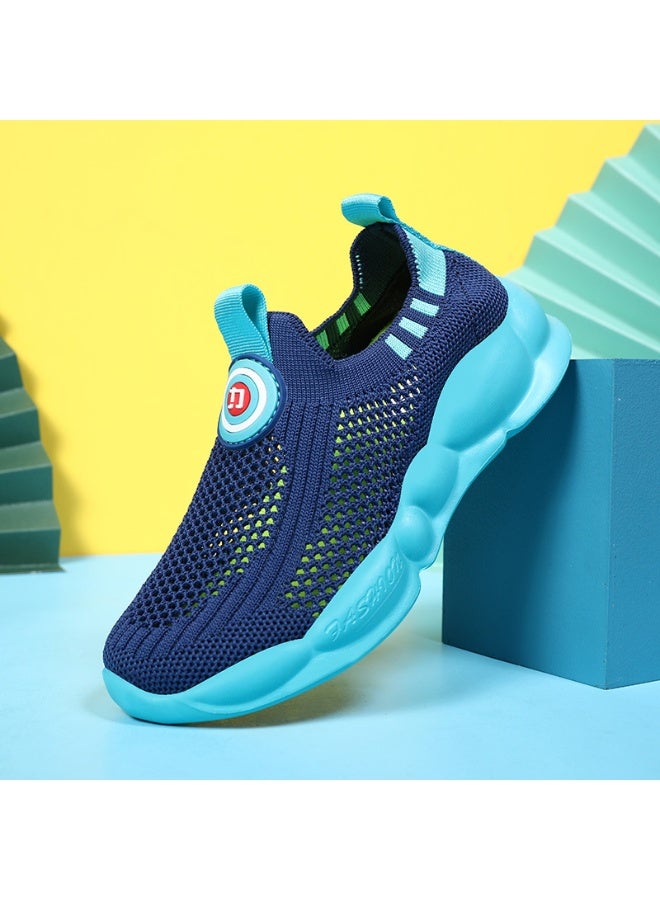 NIBEMINENT Children Running Sneakers Boys Kids Shoes Mesh Breathable Anti-Slip Walking Patchwork Tenis Toddler Soft Soled Unisex Shoes - Image 2