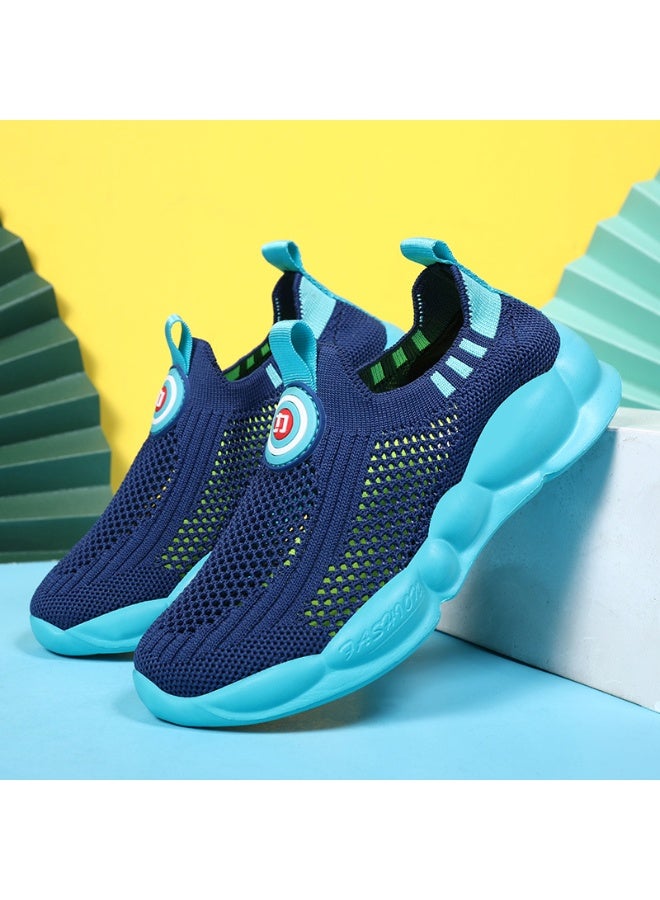 NIBEMINENT Children Running Sneakers Boys Kids Shoes Mesh Breathable Anti-Slip Walking Patchwork Tenis Toddler Soft Soled Unisex Shoes - Image 1