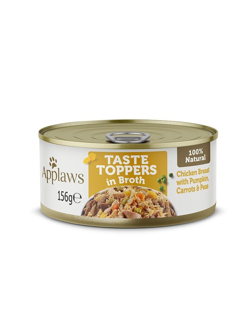 Applaws Taste Topper Broth Chicken With Veg Mix With Dry Food For Dogs 156g - Image 1