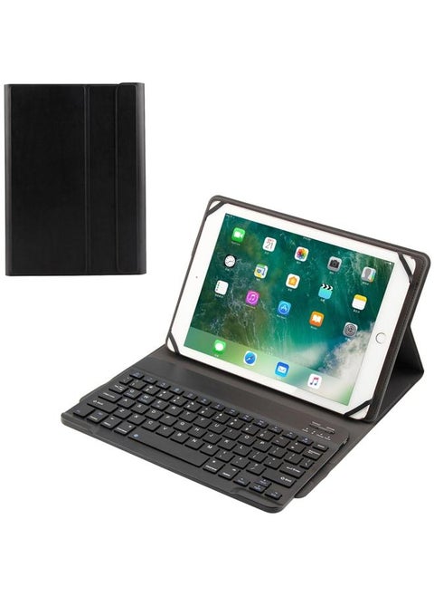TY 1031 Universal Bluetooth 3.0 ABS Brushed Texture Keyboard Plus Leather Tablet Case iOS Windows Android Tablet PC Between 9 10.5 inch Black