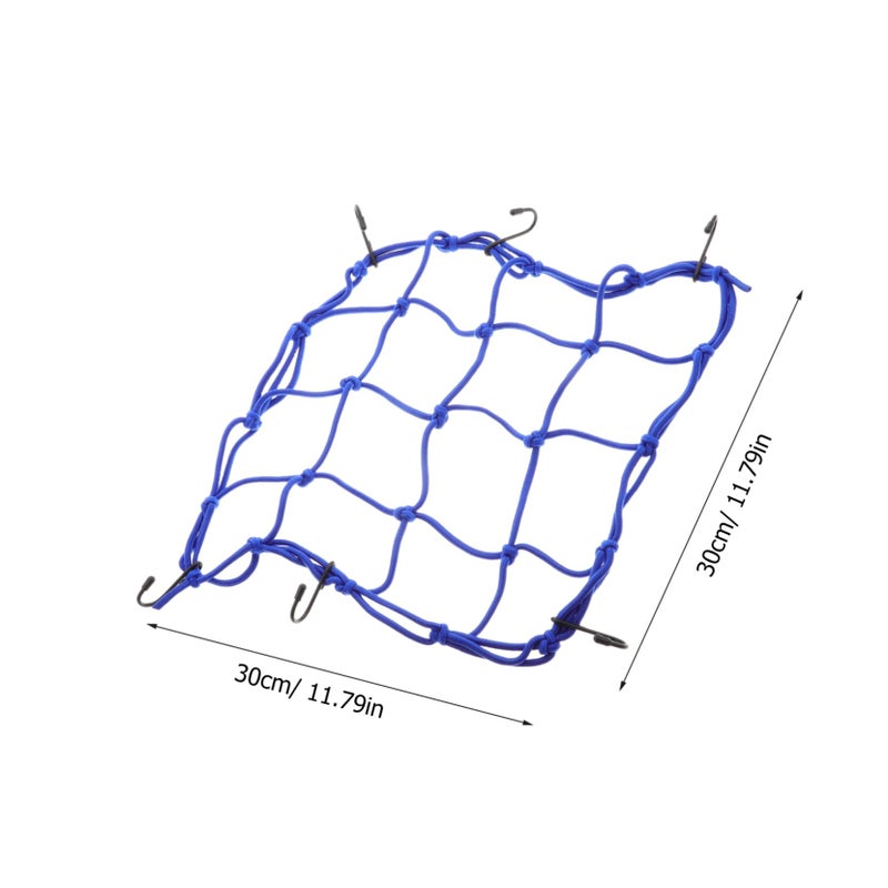 Motorcycle Luggage Protection Net Elastic Bungee Rack Safety Storage Black - Image 3