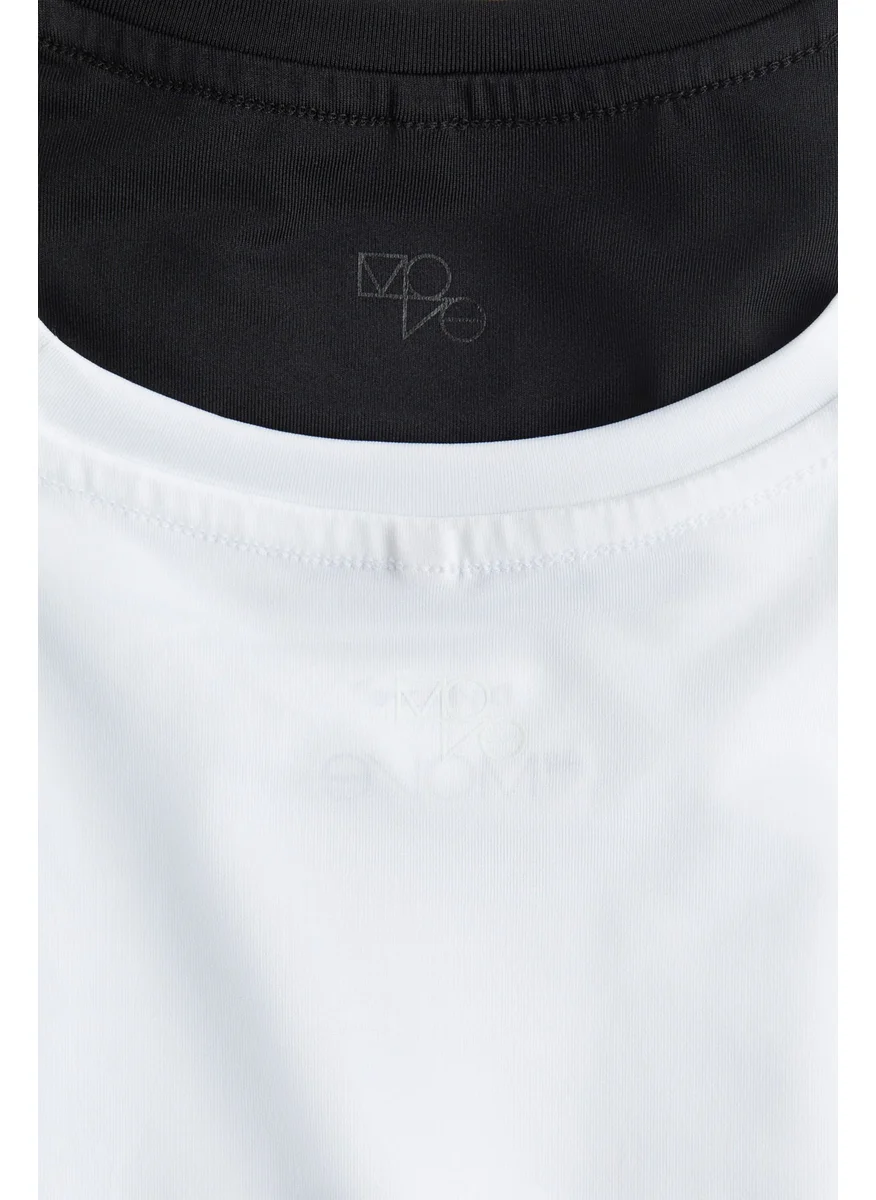 H&M 2-Pack Drymove™ Sports Tops